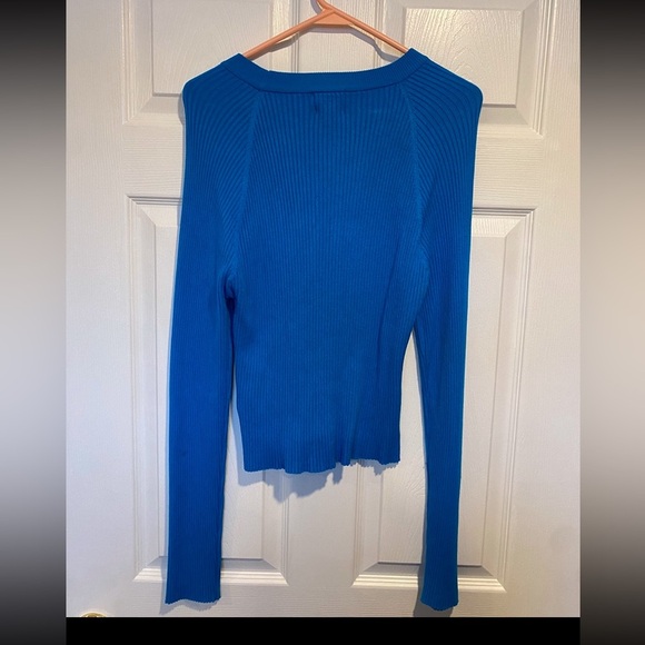 H&M Women Rib-Knit Cut-Out Top Size XXL - Picture 5 of 7